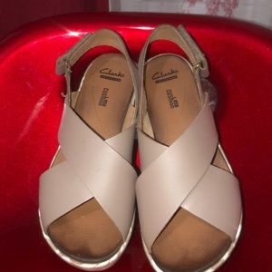 Clark’s Collection Strapped Wedges